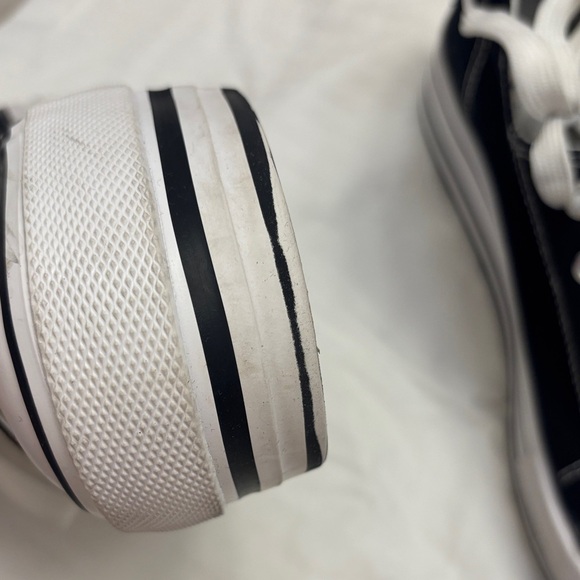 Black & White Platform Sneakers - Picture 8 of 9